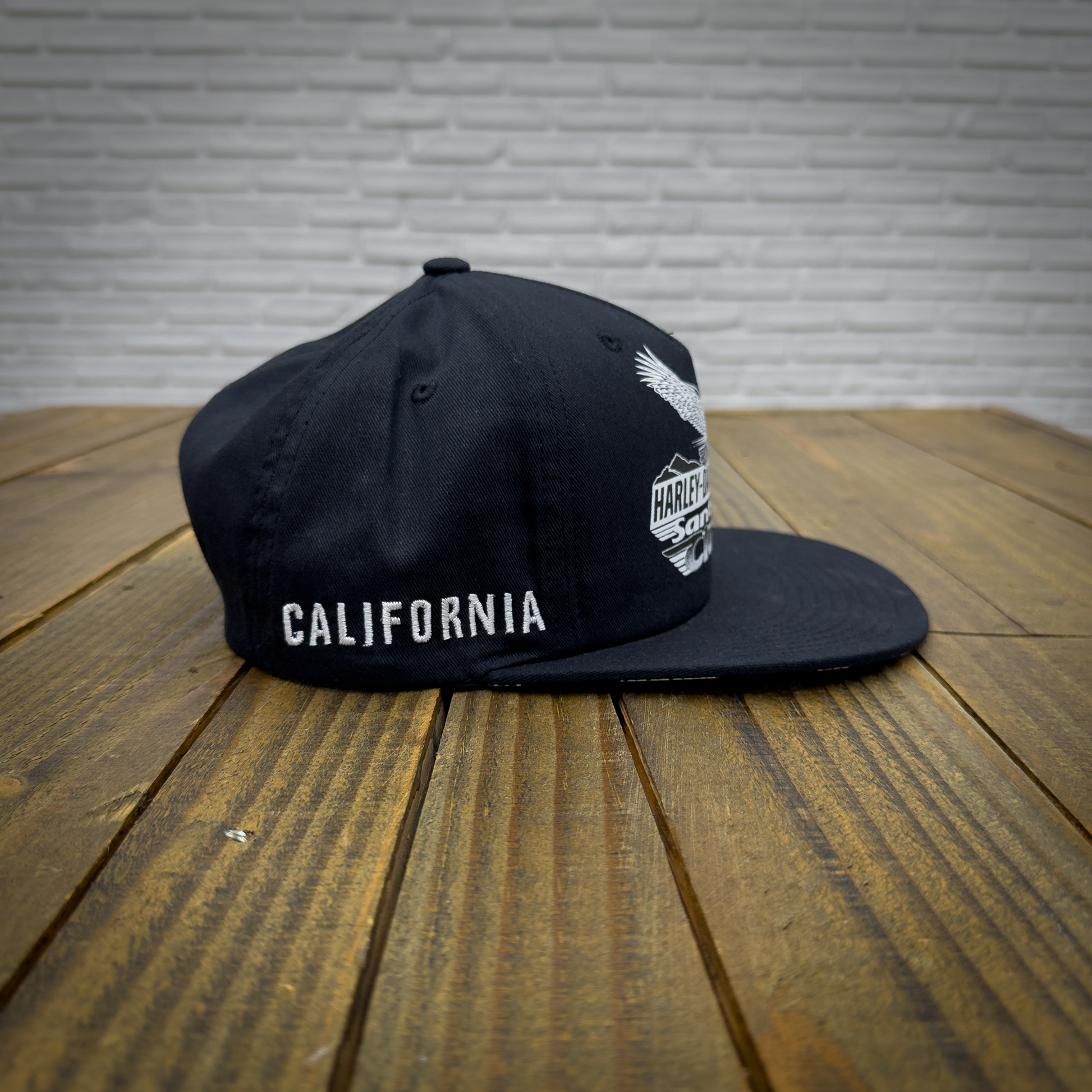HDSC Black & White Logo Checkered Snapback Hat