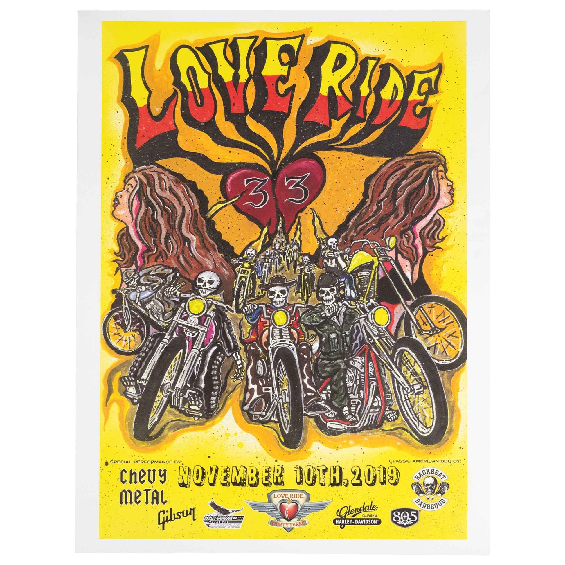 Love Ride® 33 Poster - Harley-Davidson® of Santa Clarita E-commerce Store