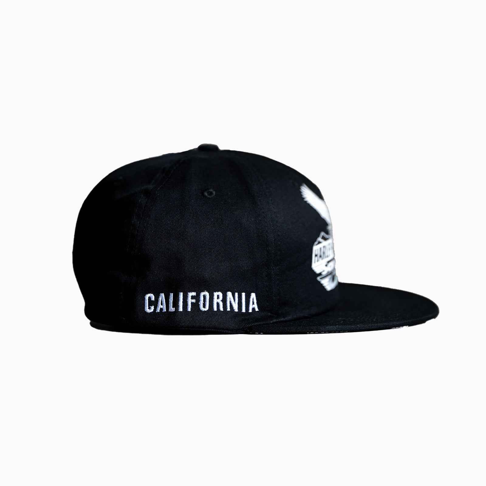 Harley-Davidson® of Santa Clarita Hat Snap Back Black & White Logo Checkered - Harley-Davidson® of Santa Clarita E-commerce Store