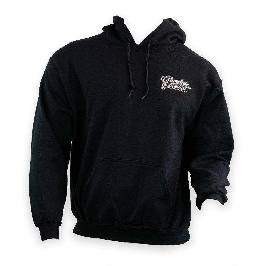 Harley-Davidson® of Glendale Hoodie Pull-Over Hollywood Palms Black