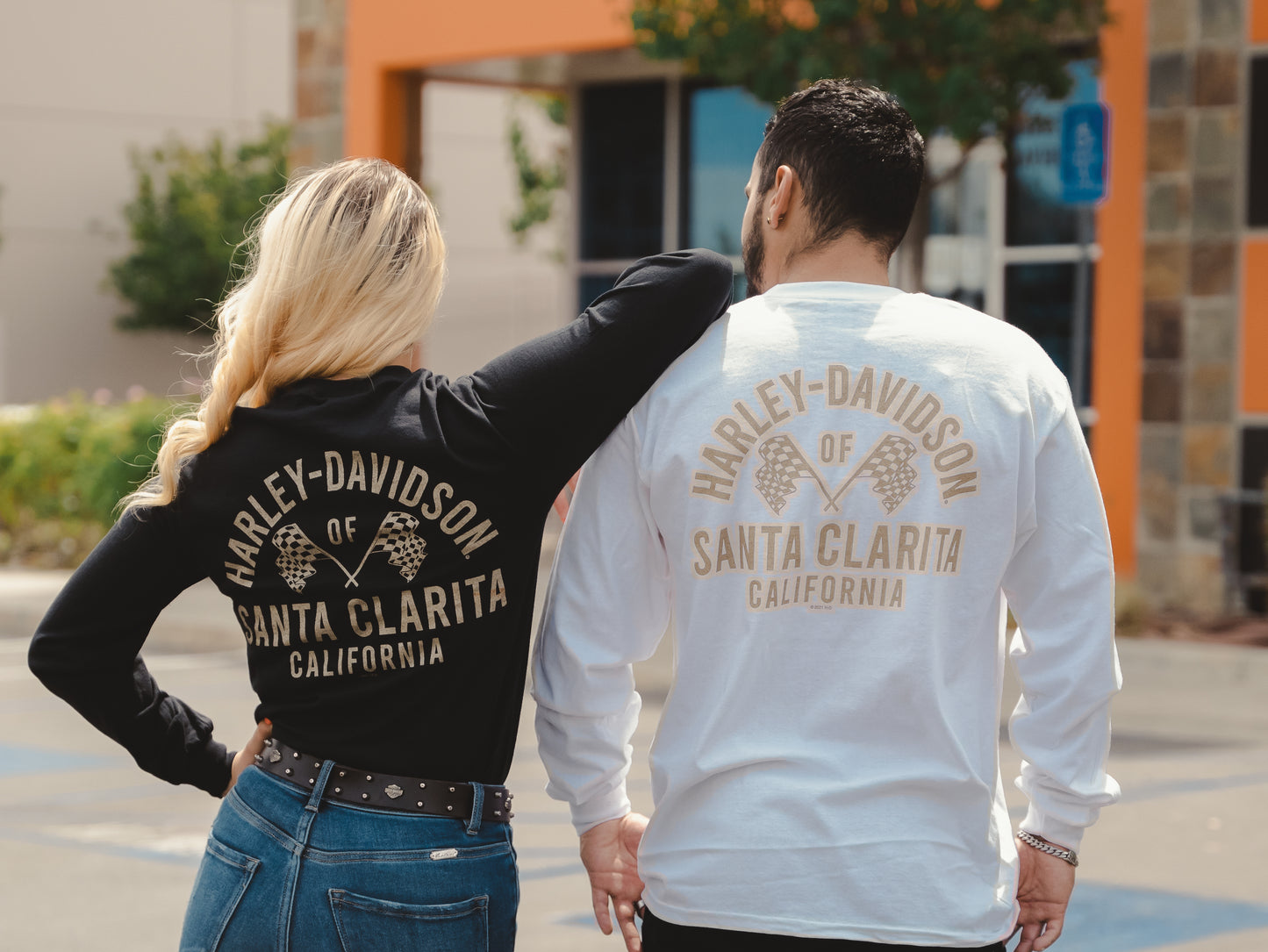 Harley-Davidson® of Santa Clarita Shirt Long Sleeve Gold Racer
