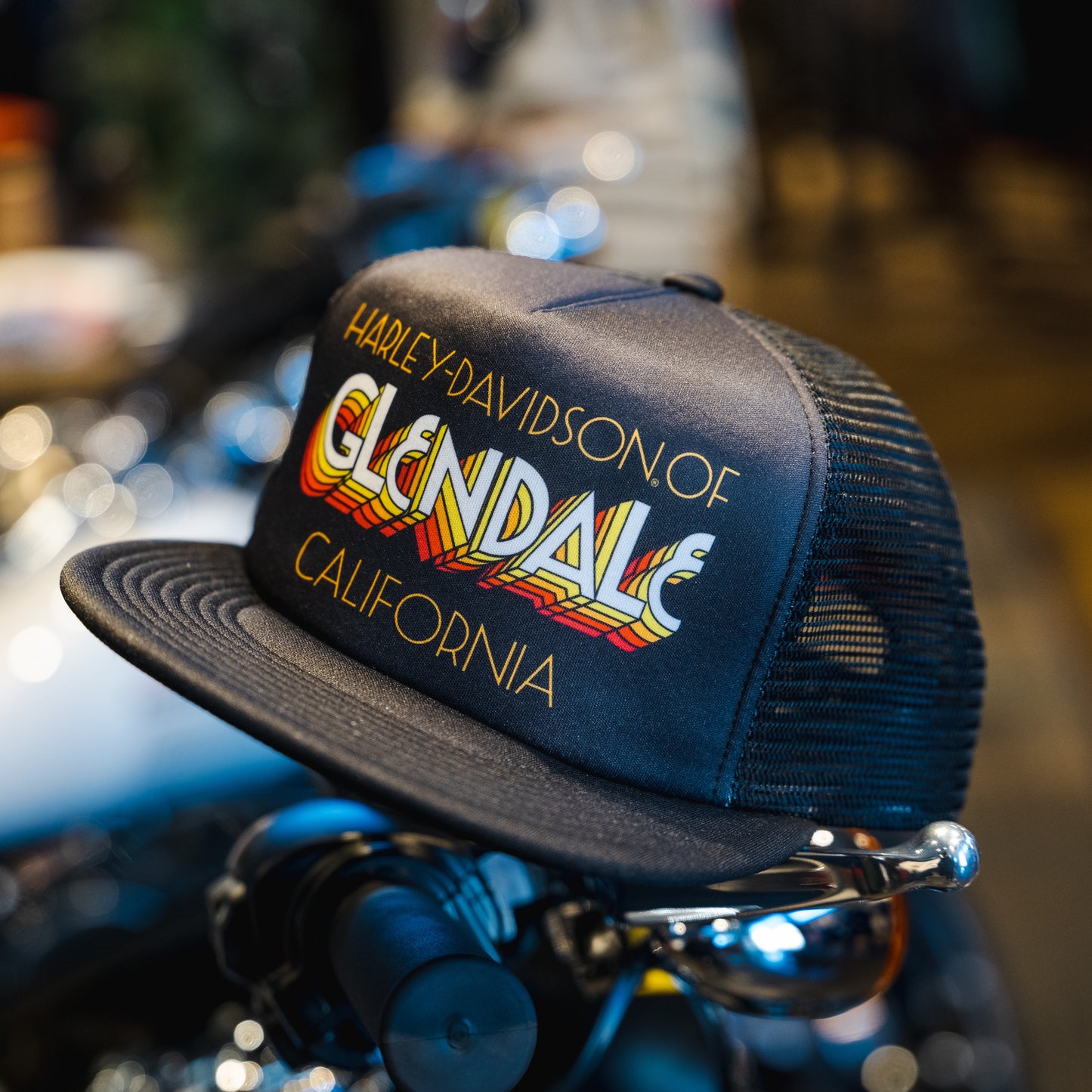 Harley-Davidson® of Glendale Hat Graphic Trucker Vintage Embers