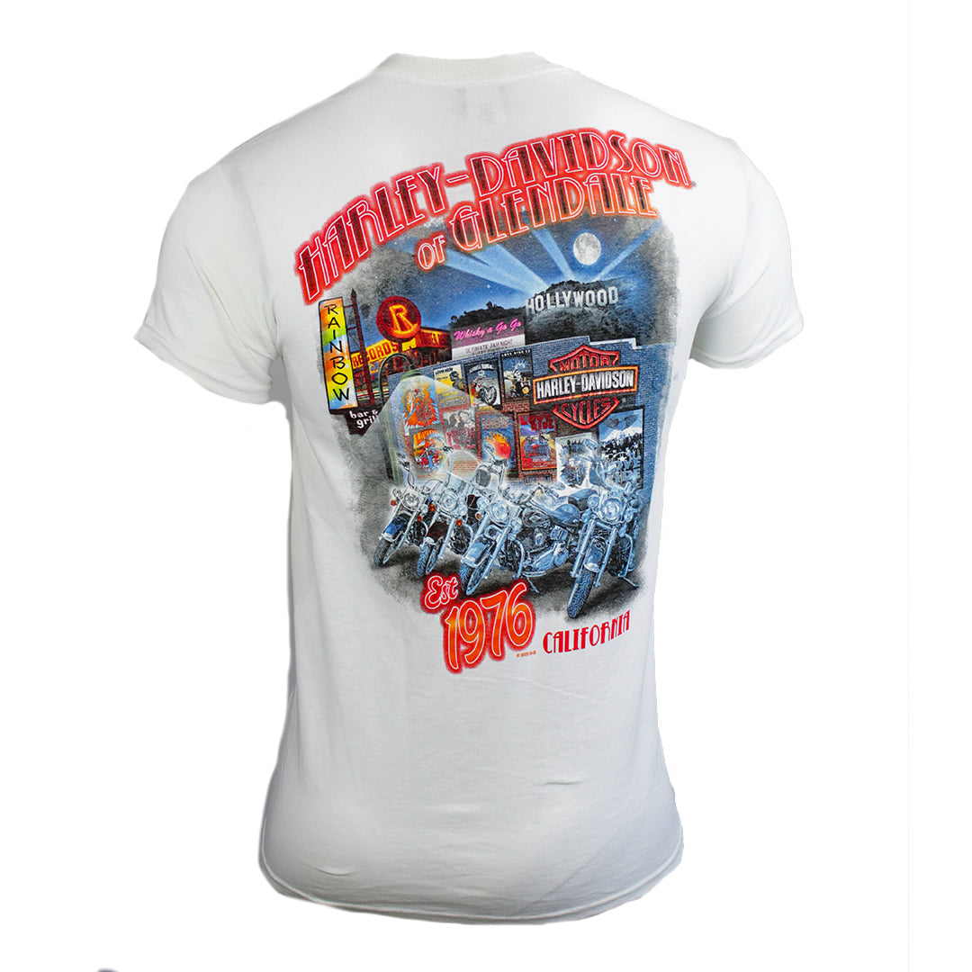 Harley-Davidson® of Glendale Shirt Short Sleeve Hollywood Nights
