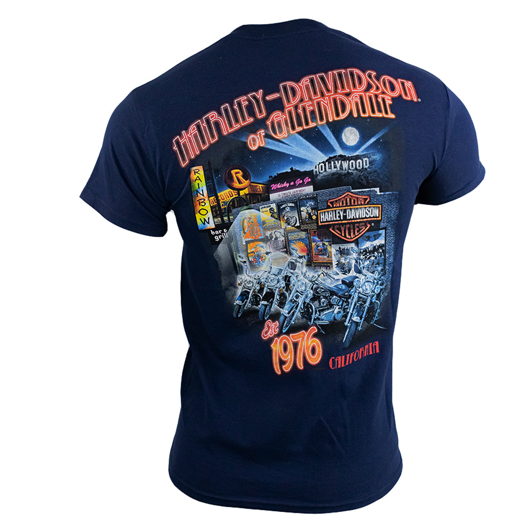 Harley-Davidson® of Glendale Shirt Short Sleeve Hollywood Nights