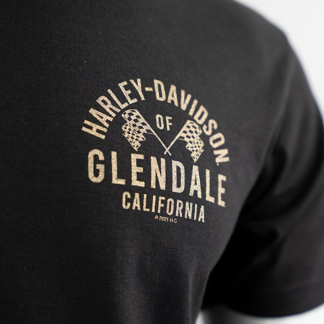 Harley-Davidson® of Glendale Shirt Short Sleeve Gold Racer II