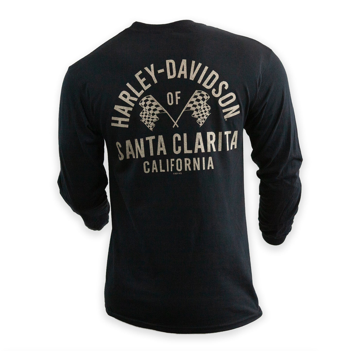 Harley-Davidson® of Santa Clarita Shirt Long Sleeve Gold Racer
