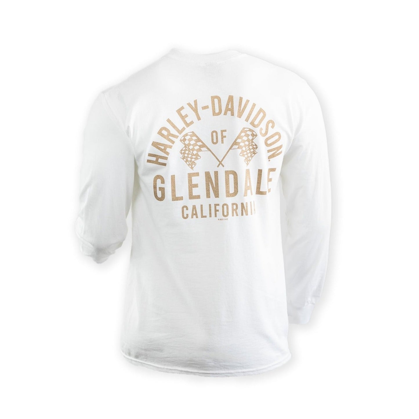 Harley-Davidson® of Glendale Shirt Long Sleeve Gold Racer II