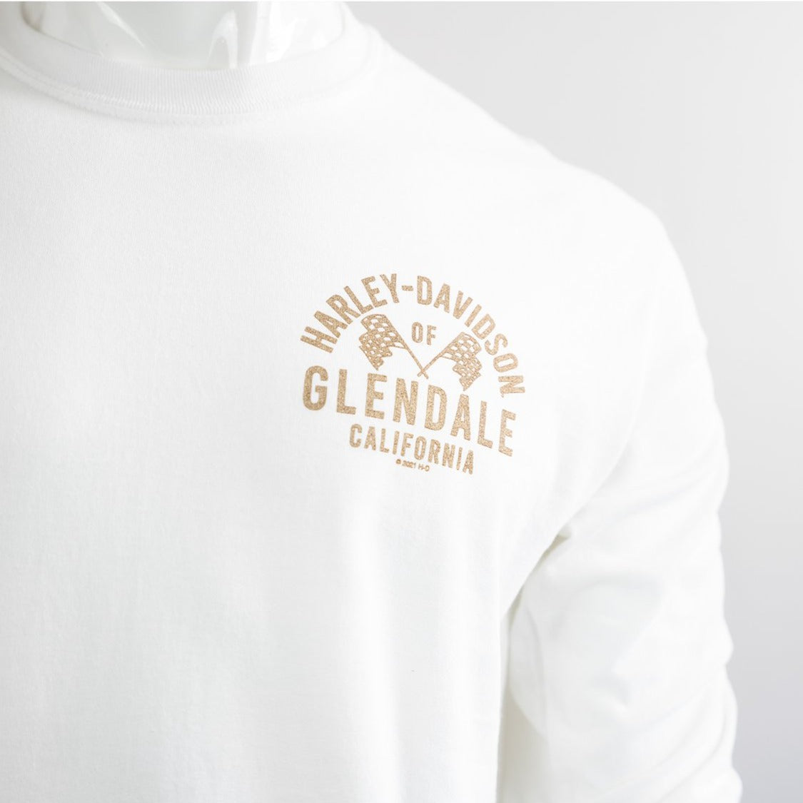 Harley-Davidson® of Glendale Shirt Long Sleeve Gold Racer II