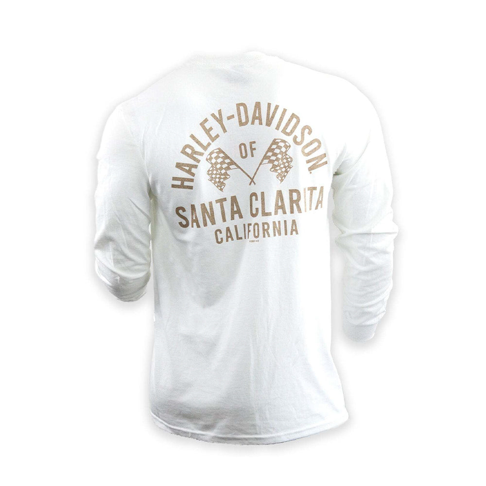 Harley-Davidson® of Santa Clarita Shirt Long Sleeve Gold Racer
