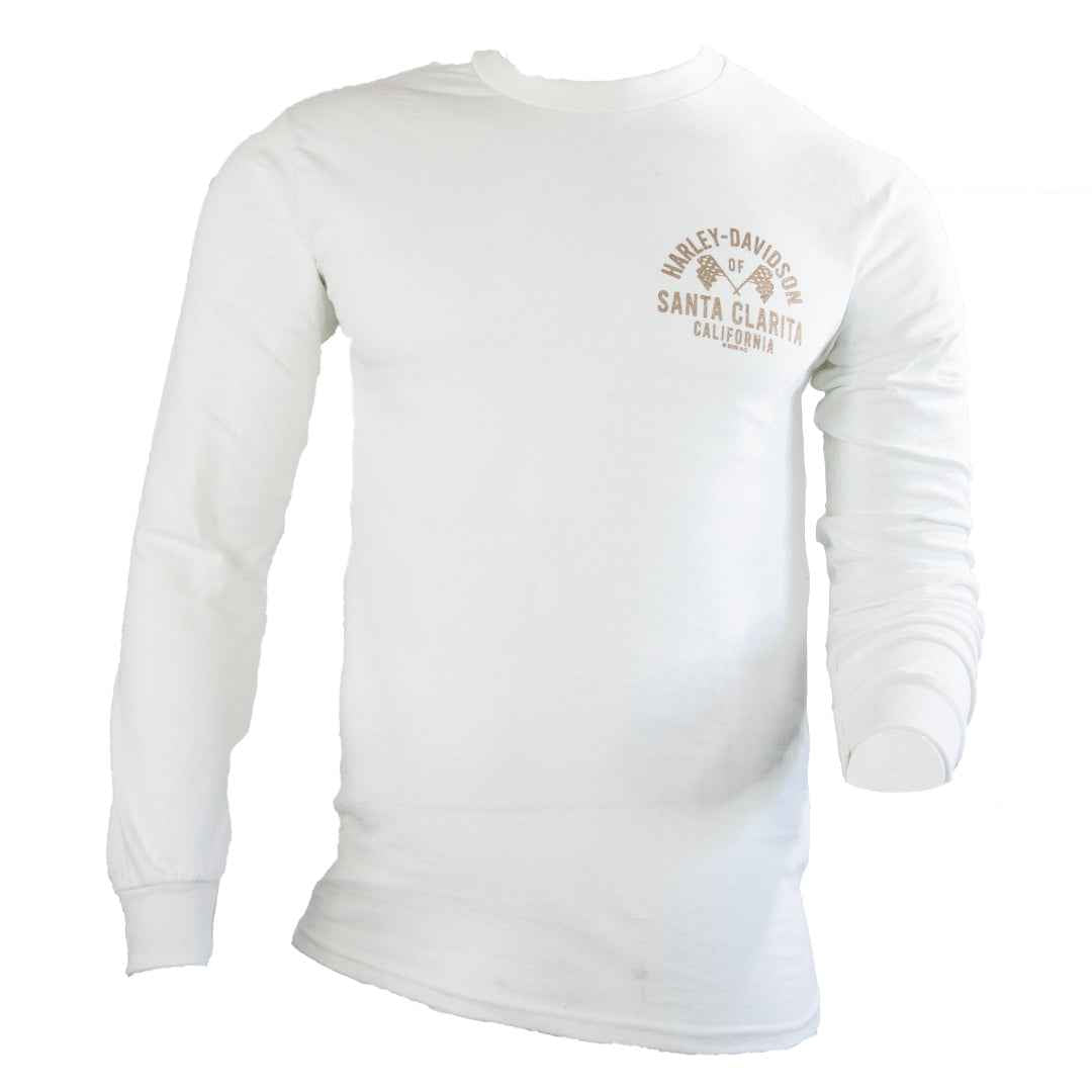 Harley-Davidson® of Santa Clarita Shirt Long Sleeve Gold Racer II - Harley-Davidson® of Santa Clarita E-commerce Store