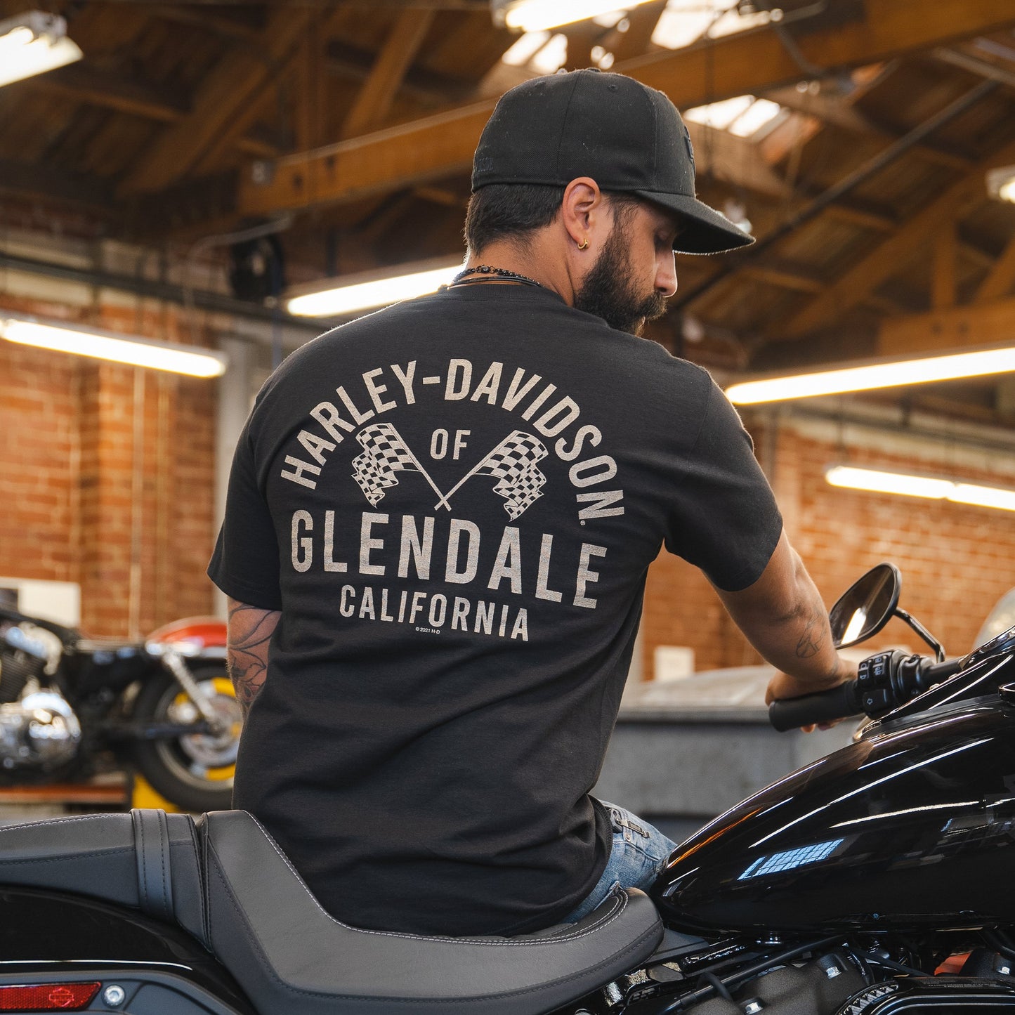 Harley-Davidson® of Glendale Shirt Short Sleeve Gold Racer II