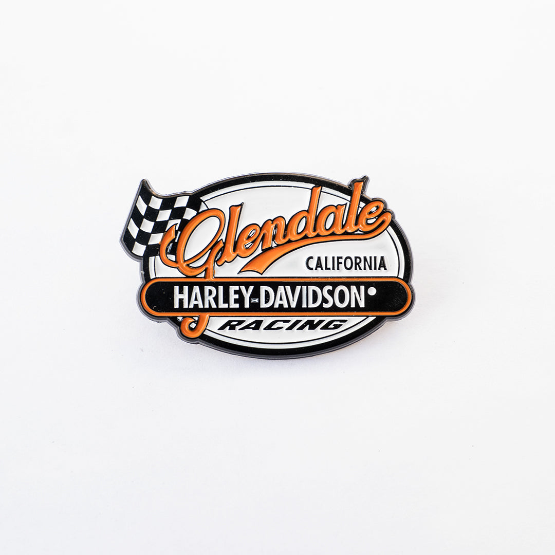 Harley-Davidson® of Glendale Racing Enamel Pin Full Color
