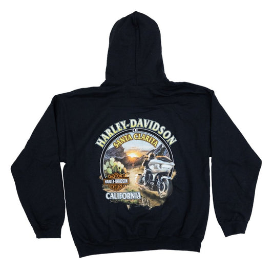 Harley-Davidson® of Santa Clarita Hoodie Pull-Over Desert Rider Black