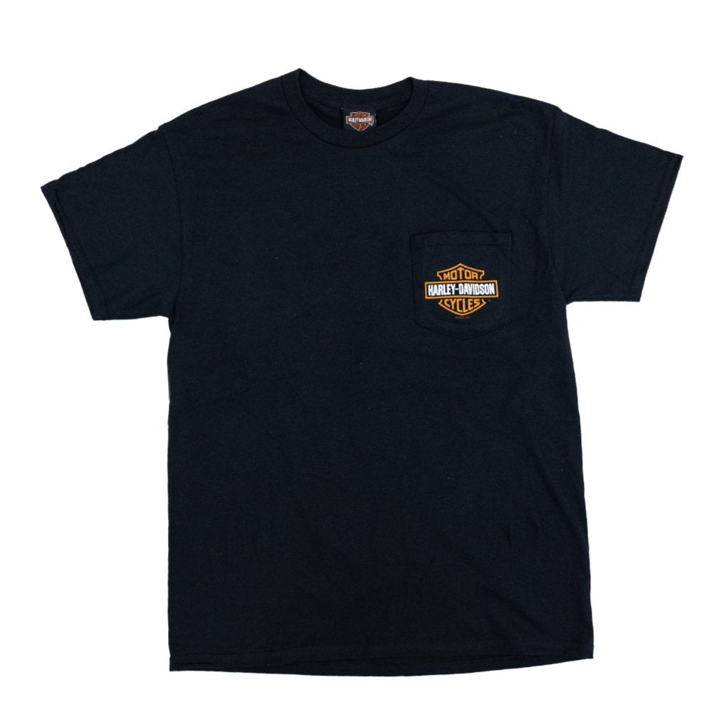 Harley-Davidson® of Santa Clarita Shirt Short Sleeve Desert Rider Pocket Black