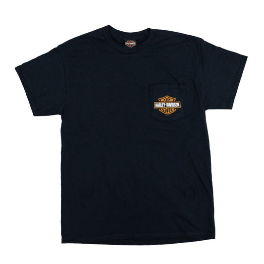 Harley-Davidson® of Santa Clarita Shirt Short Sleeve Desert Rider Pocket Black
