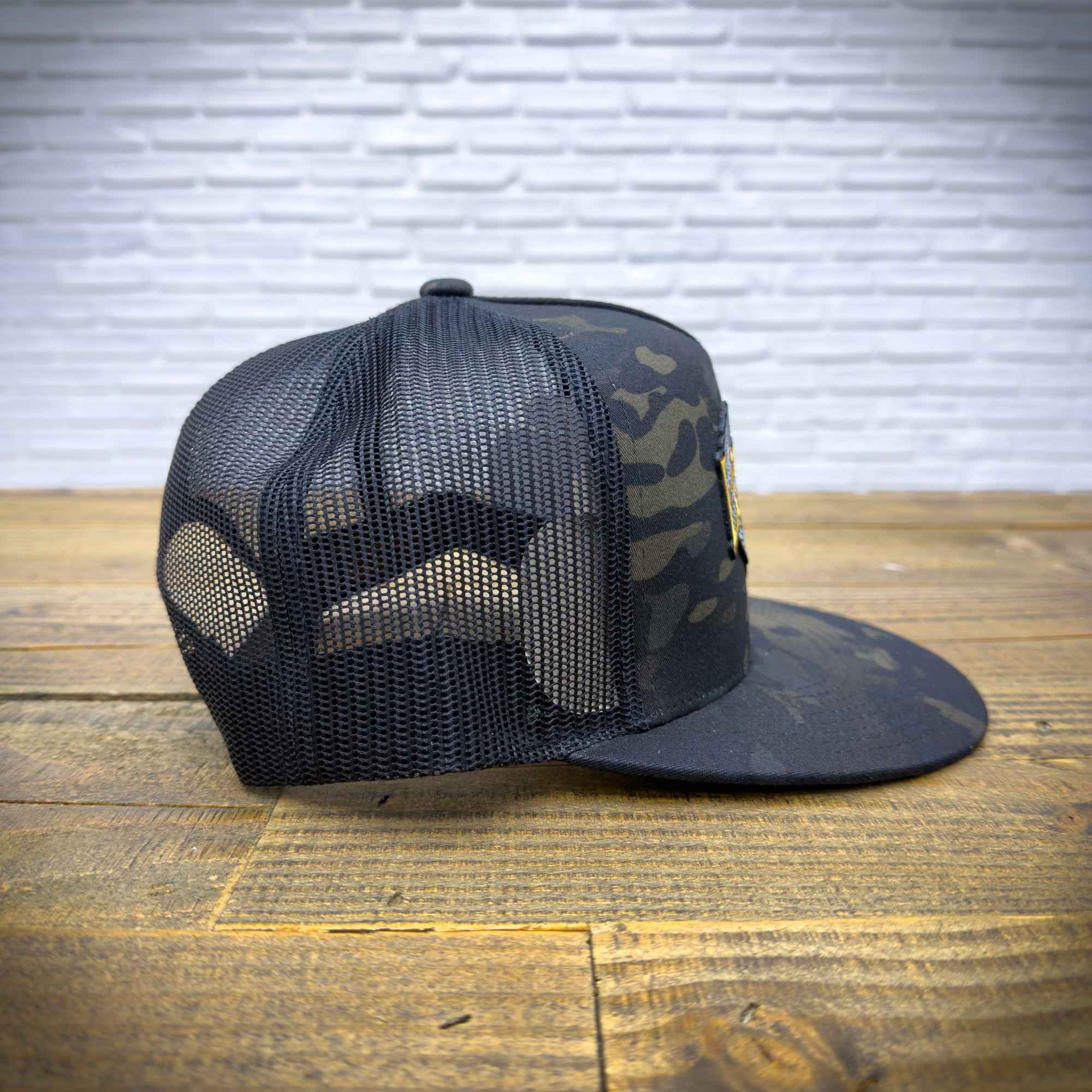Glendale Harley-Davidson¨ Black Love Ride¨ 34 Camo Trucker Hat Left Side