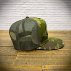 Glendale Harley-Davidson¨ Dark Green Love Ride¨ 34 Camo Trucker Hat Left Side