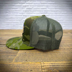Glendale Harley-Davidson¨ Dark Green Love Ride¨ 34 Camo Trucker Hat Right Side