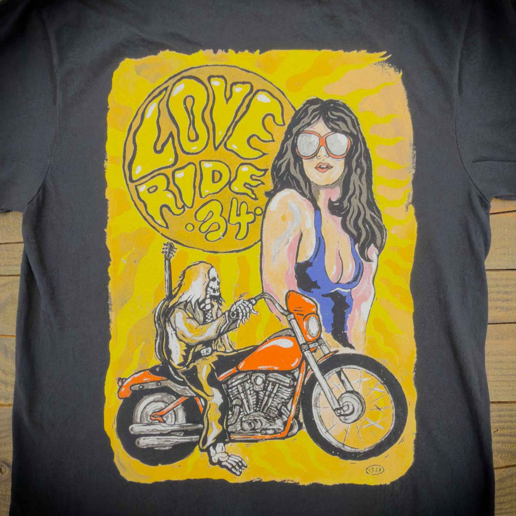Glendale Harley-Davidson¨ Love Ride¨ 34 Poster T-Shirt Back Design