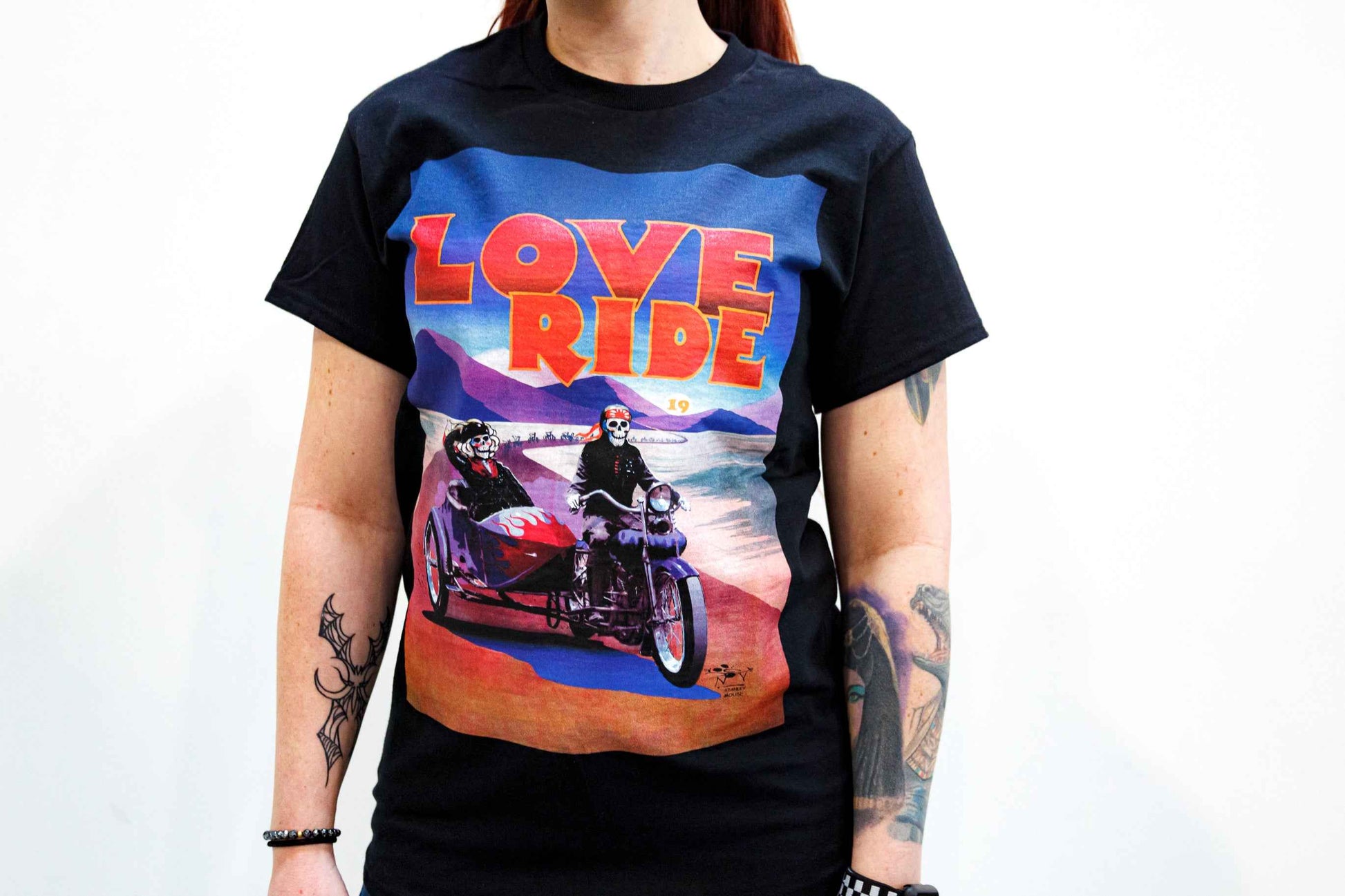 Harley-Davidson® of Glendale Men's Shirt Short Sleeve Love Ride 19 Black - Harley-Davidson® of Santa Clarita E-commerce Store