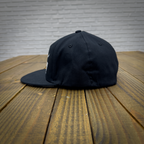 Black & White Logo Checkered Fitted Hat