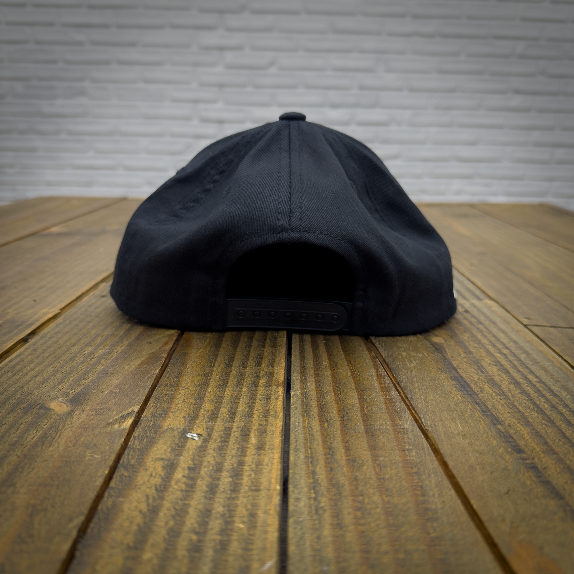 Black & White Logo Checkered Snapback