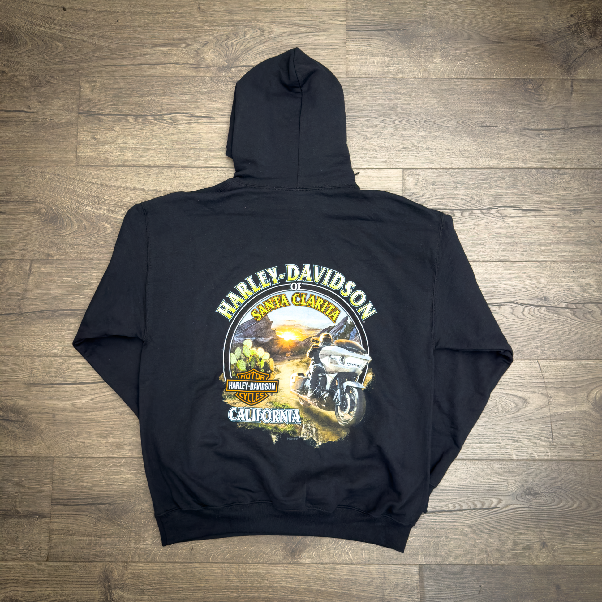 Harley-Davidson® of Santa Clarita Hoodie Pull-Over Desert Rider Black