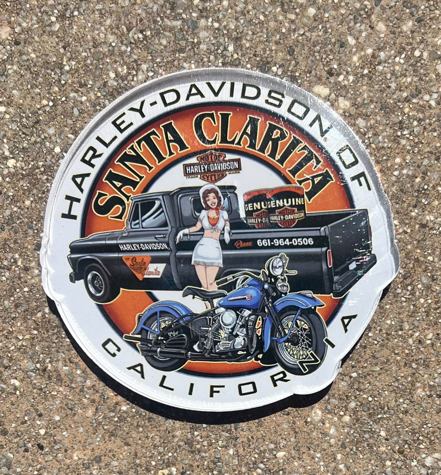 Pin Up Truck Acrylic Magnet