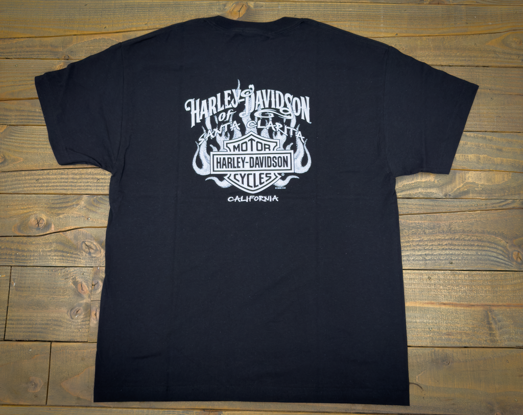 Santa Clarita Harley-Davidson® Black Bold Legend Eagle T-Shirt Back