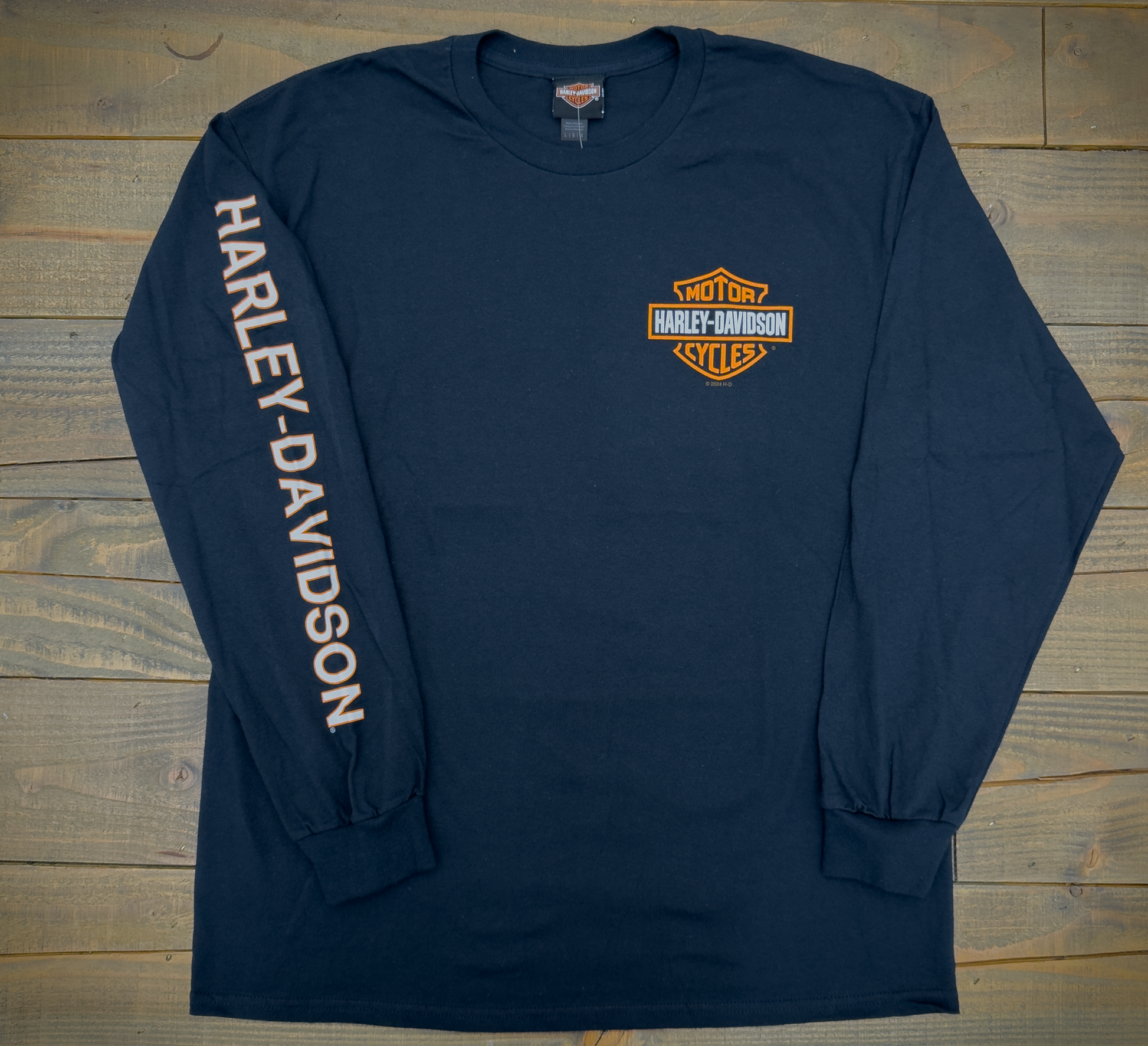 Santa Clarita Harley-Davidson® Black Desert Rider Long Sleeve T-Shirt Front