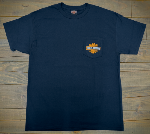Santa Clarita Harley-Davidson® Black Desert Rider Pocket T-Shirt Front
