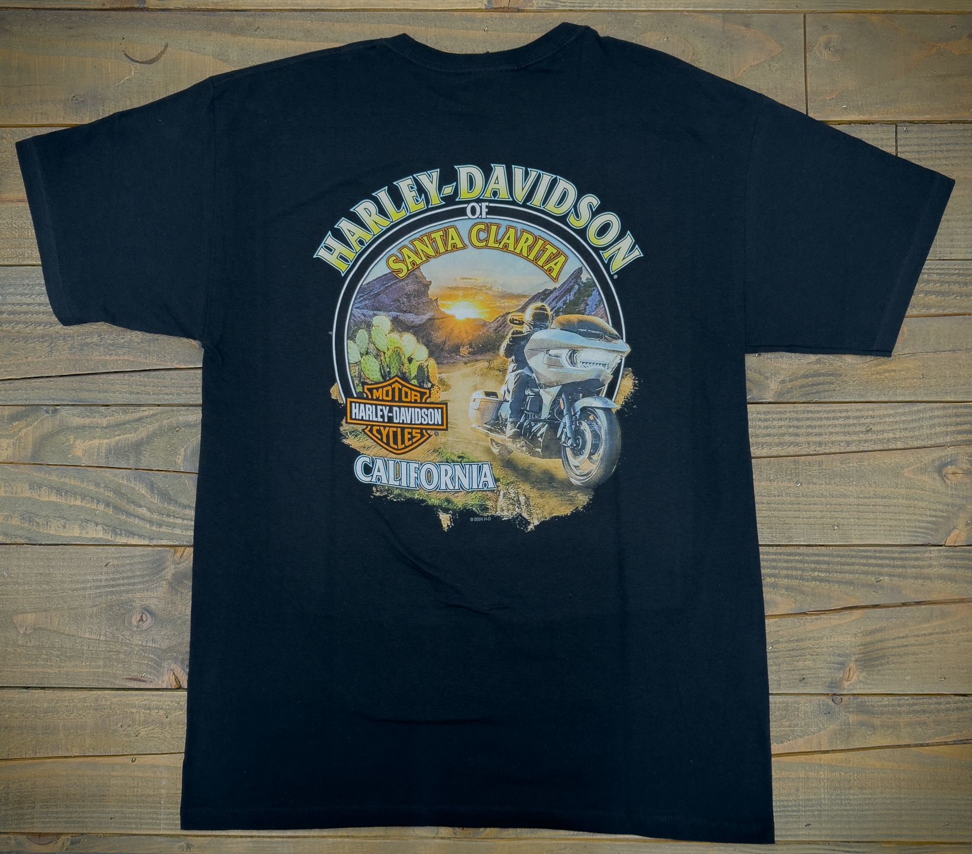 Santa Clarita Harley-Davidson® Black Desert Rider T-Shirt Back