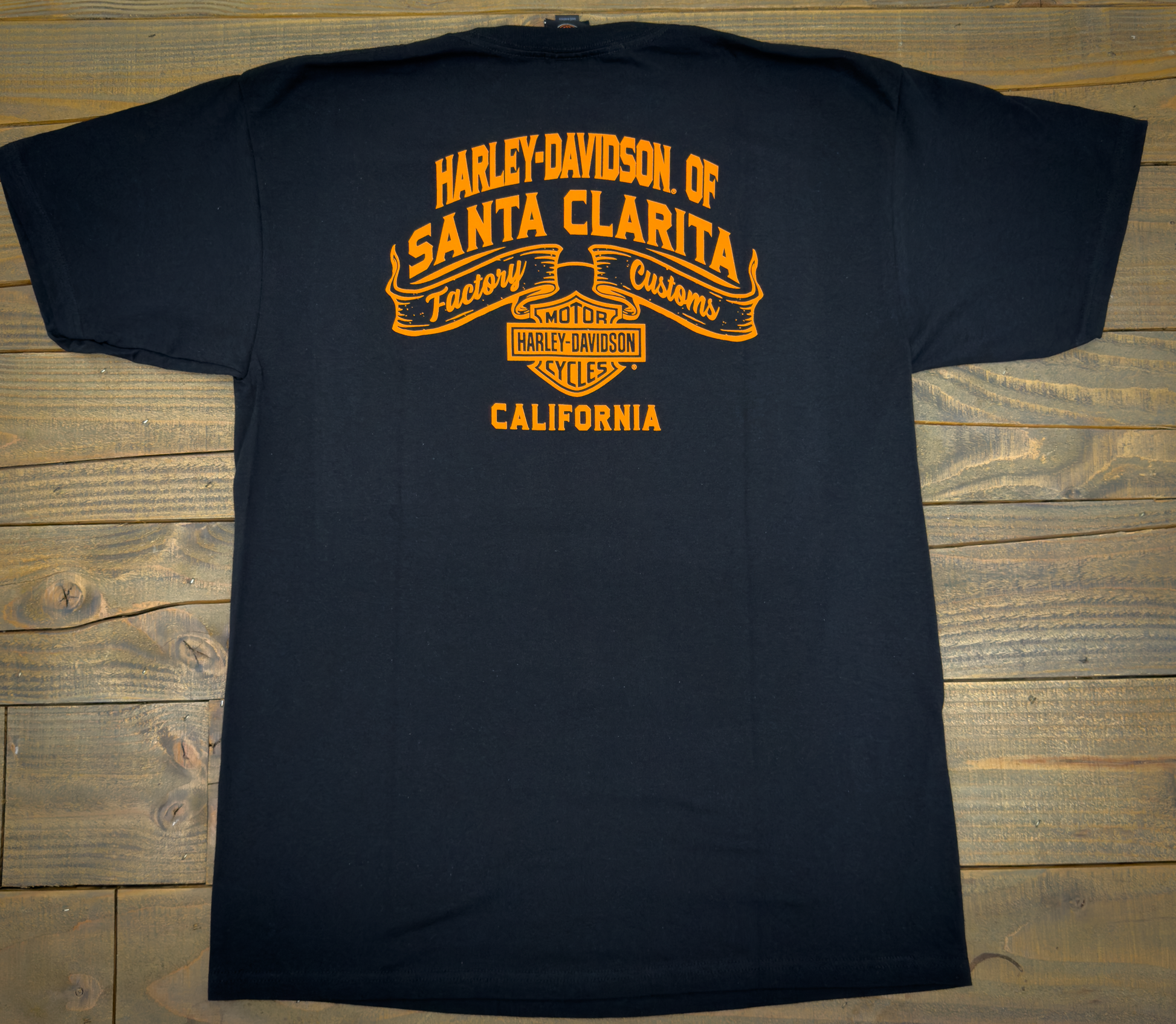 Santa Clarita Harley-Davidson® Black HD Rumble T-Shirt Back