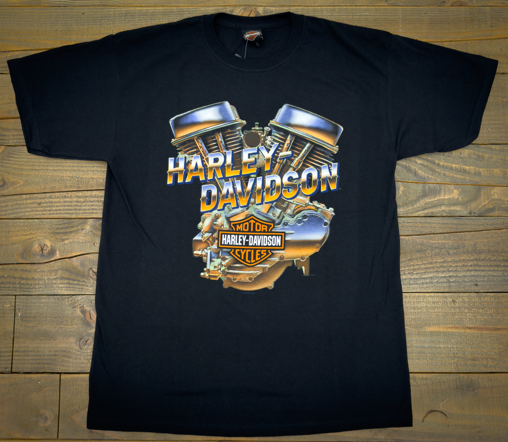 Santa Clarita Harley-Davidson® Black HD Rumble T-Shirt Front