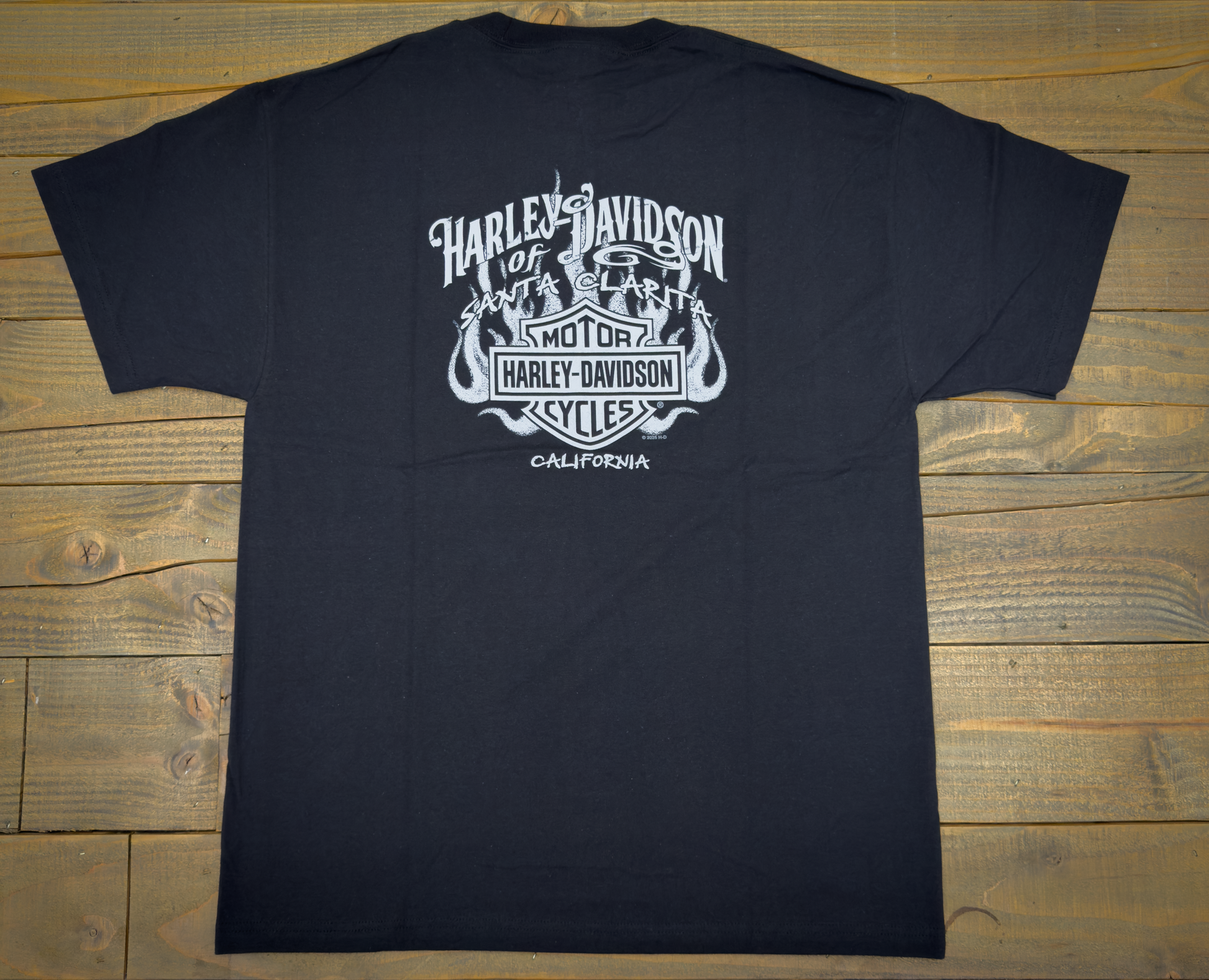 Santa Clarita Harley-Davidson® Black Heat Of The Night T-Shirt Back