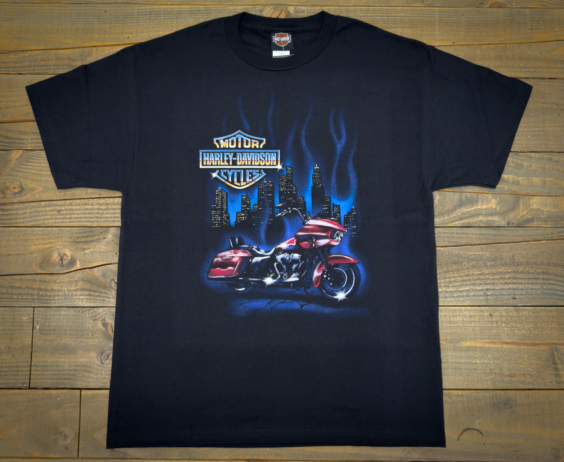 Santa Clarita Harley-Davidson® Black Heat Of The Night T-Shirt Front