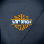 Santa Clarita Harley-Davidson® Black RP1000 Zip-Up Hoodie Front Design