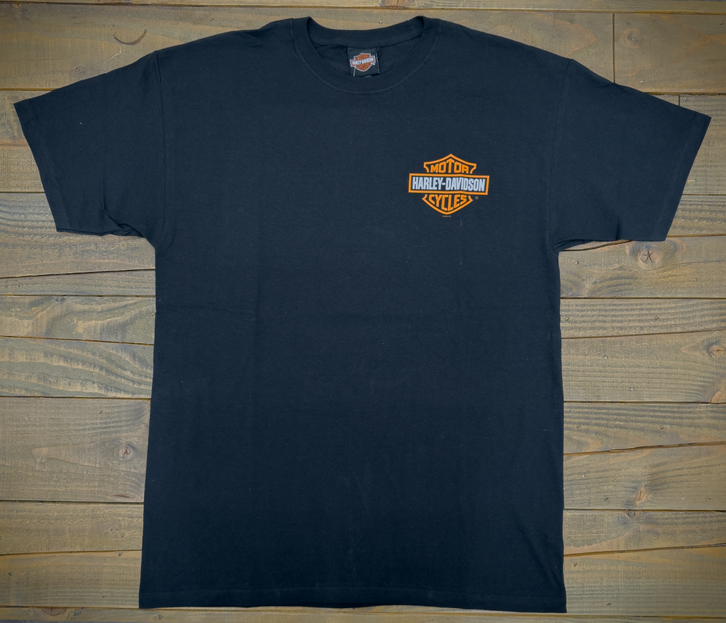 Santa Clarita Harley-Davidson® Black Robert Patrick UFO Hunter T-Shirt Front
