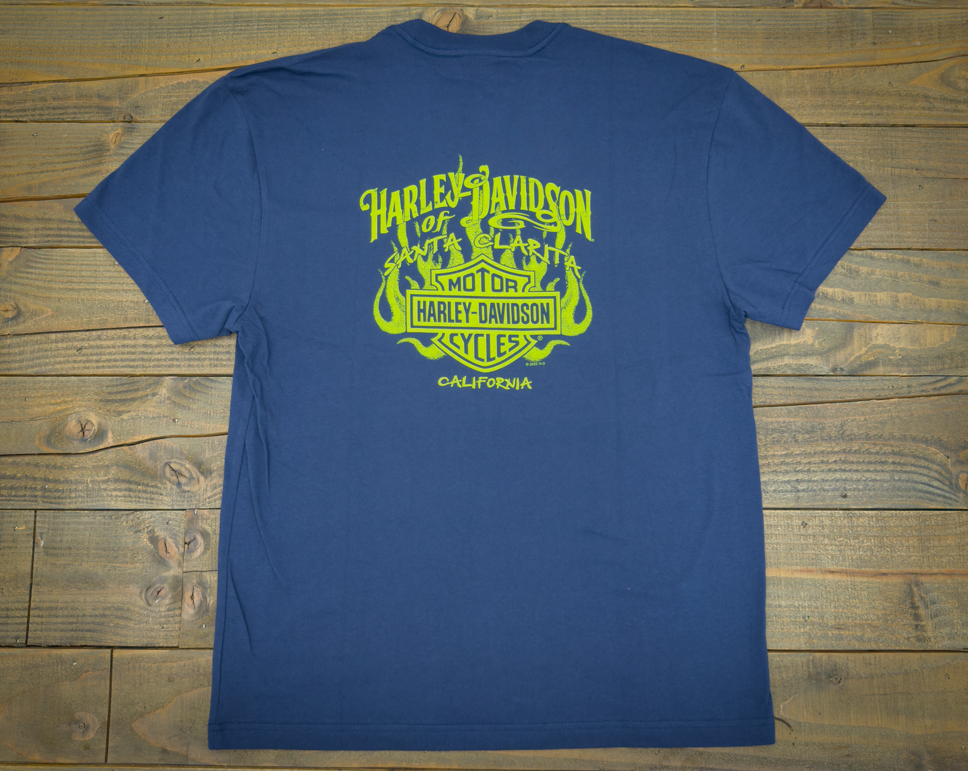 Santa Clarita Harley-Davidson® Midnight Blue Label Plug Pocket T-Shirt Back