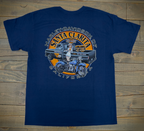 Santa Clarita Harley-Davidson® Navy Pin-Up Truck T-Shirt Back