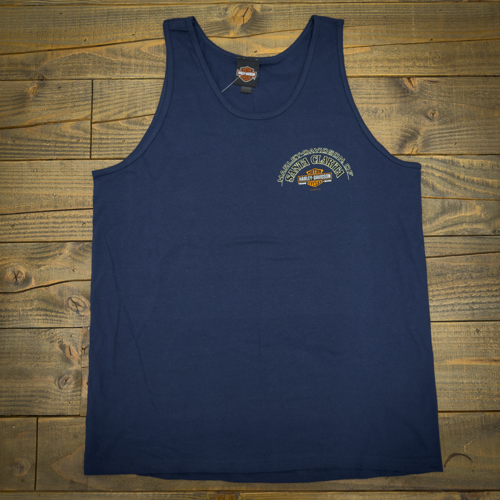 Santa Clarita Harley-Davidson® Navy Pin Up Truck Tank Top Front