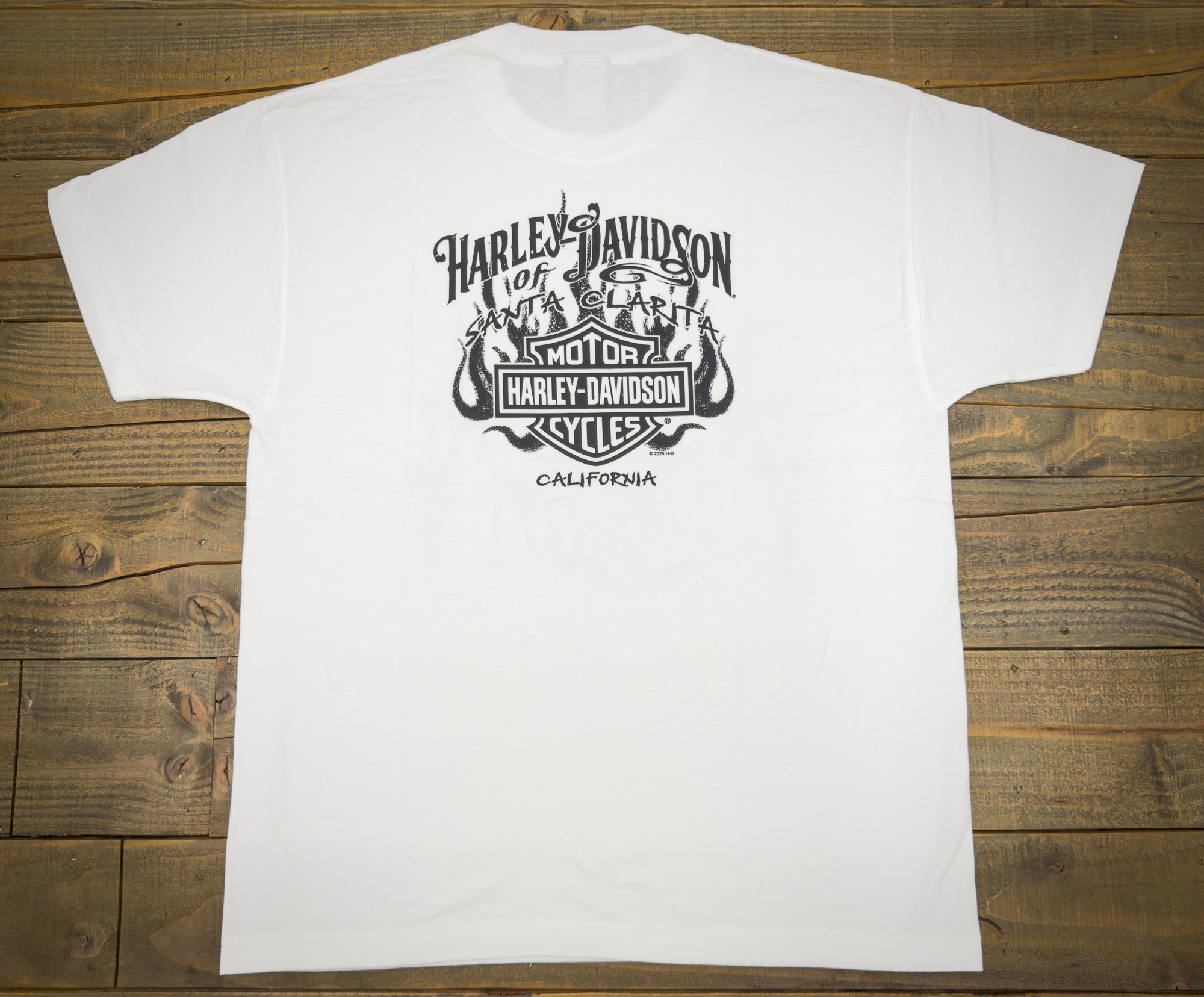 Santa Clarita Harley-Davidson® White Rad Racer T-Shirt Back