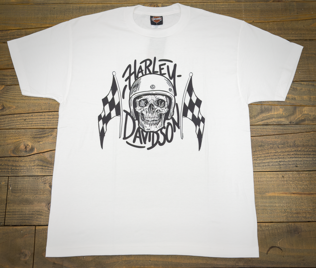 Santa Clarita Harley-Davidson® White Rad Racer T-Shirt Front