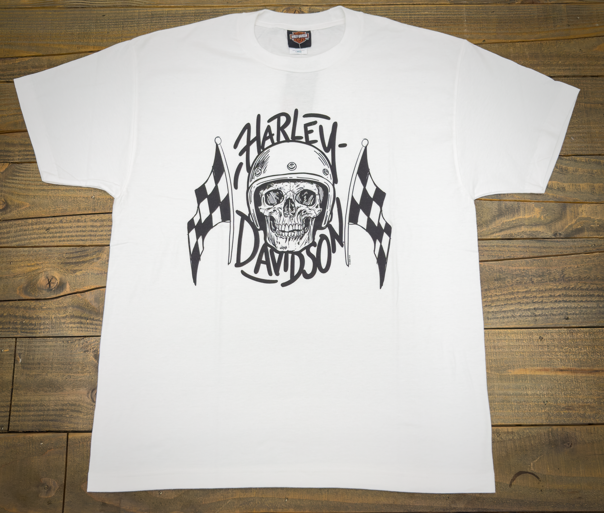 Santa Clarita Harley-Davidson® White Rad Racer T-Shirt Front