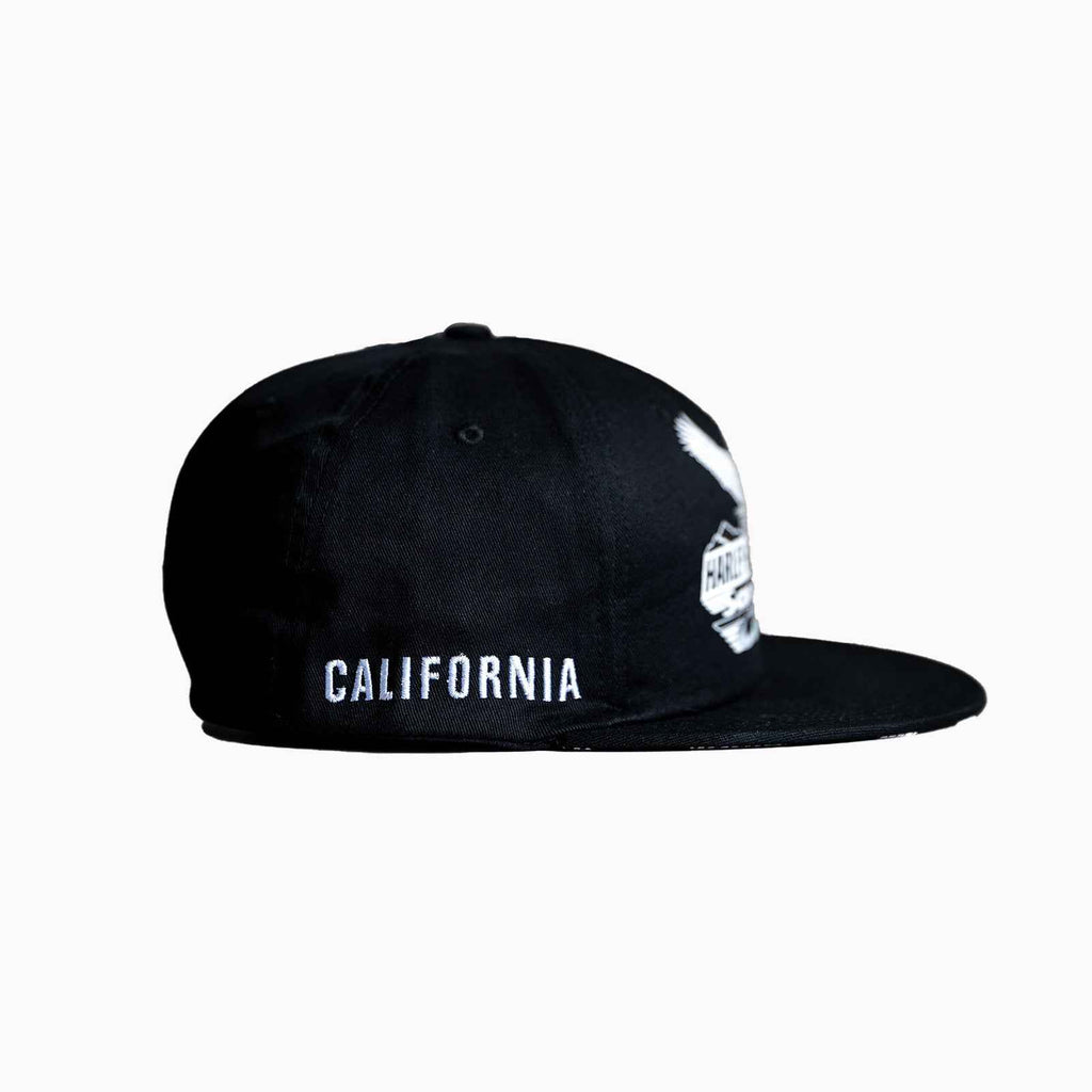 Harley-Davidson® of Santa Clarita Hat Snap Back Black & White Logo Checkered - Harley-Davidson® of Santa Clarita E-commerce Store
