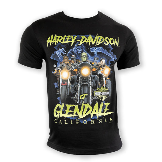Harley-Davidson® of Glendale Shirt Short Sleeve Hollywood Fright Nights Black
