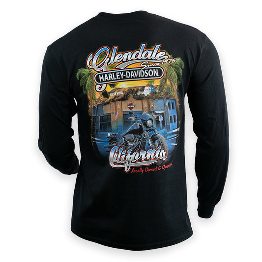 Harley-Davidson® of Glendale Shirt Long Sleeve Hollywood Palms