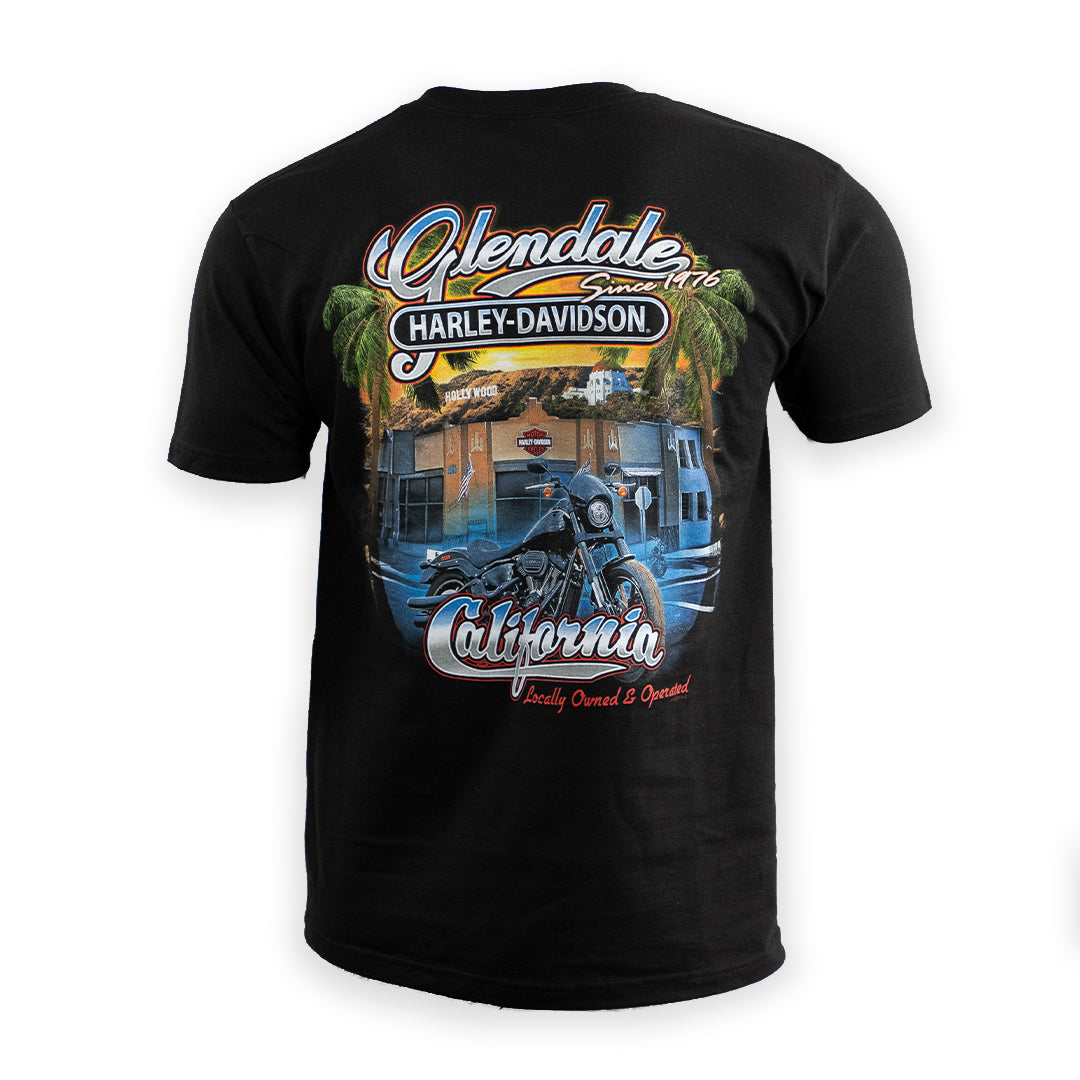 Harley-Davidson® of Glendale T-Shirt Short Sleeve Hollywood Palms