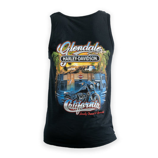 Harley-Davidson® of Glendale Tank Top Sleeveless Hollywood Palms