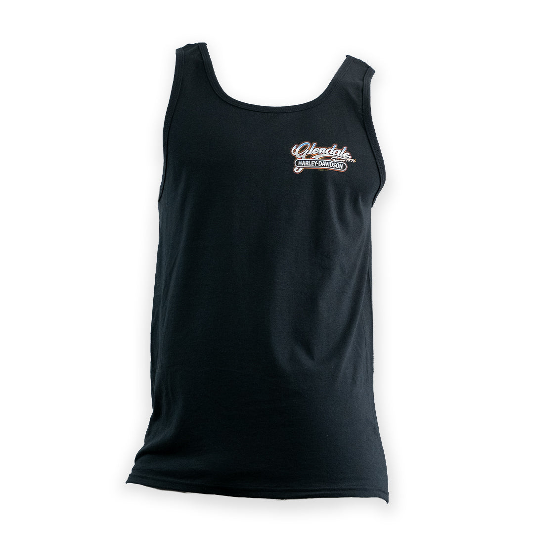Harley-Davidson® of Glendale Tank Top Sleeveless Hollywood Palms